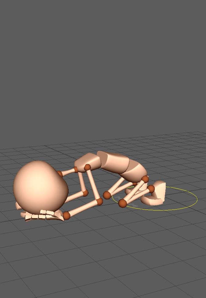 3D Animation Stance crying